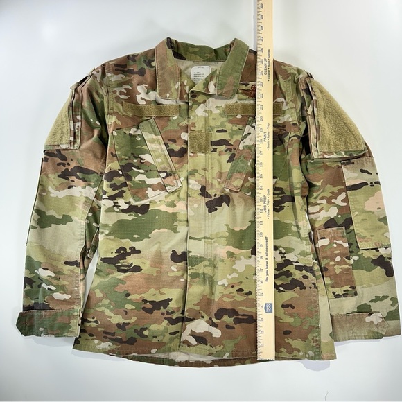 US Army insect repellent combat jacket women OCP Multicam 33 Long - Picture 10 of 12